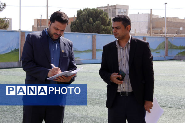 مانور بازگشایی مدارس در شهرستان گرمه 