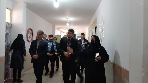 بازدید مسئولان سازمان دانش‌آموزی آذربایجان شرقی از مدارس تمام تشکیلاتی اهر
