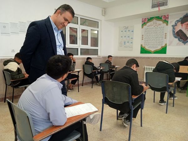 بازدید هیات کارشناسی اداره‌کل از حوزه‌های امتحانی خاتم 