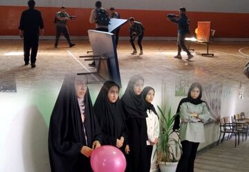 افتتاحیه بیست و پنجمین دوره  اردوهای آموزشی تشکیلاتی، طلایه داران فردا در قالب دختران و پسران در شهرستان اهر