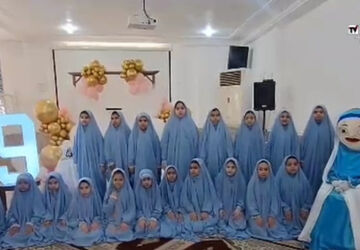 جشن آغاز بندگی فرشته‌های ۹ ساله