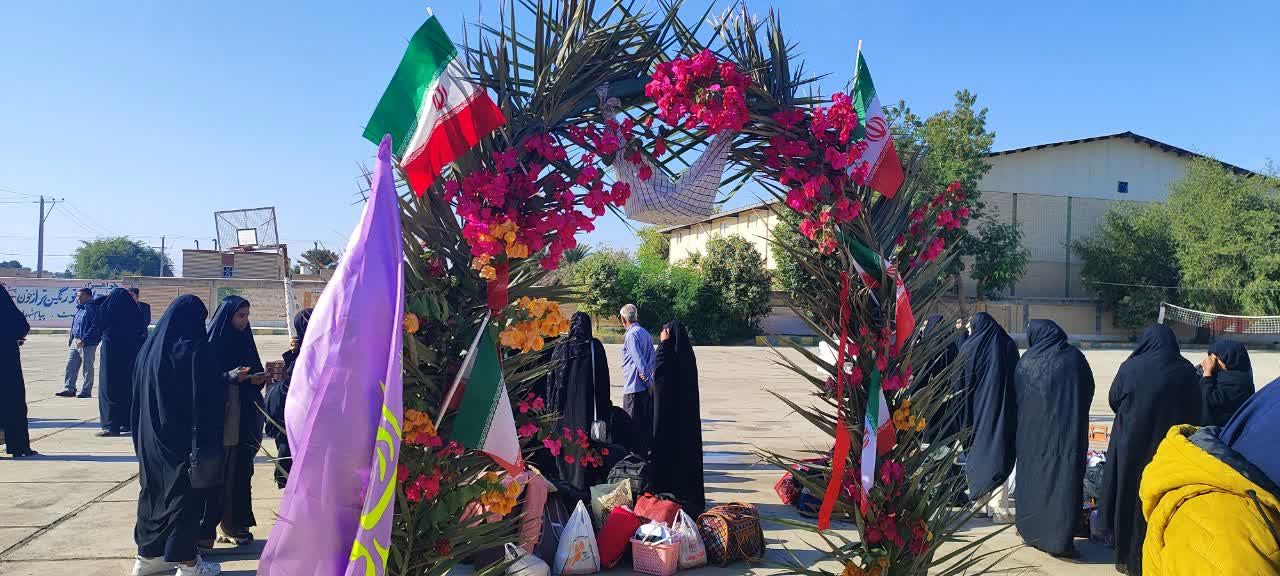 اعزام ۷۶ دانش‌آموز دختر فاریابی به مناطق عملیاتی جنوب کشور