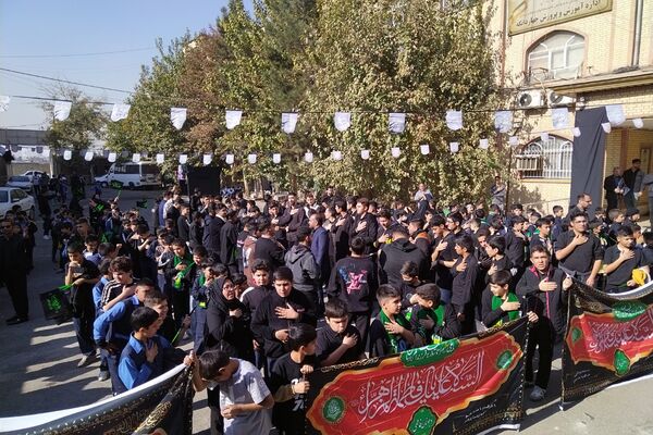 برپایی مراسم سوگواری بانوی دو عالم حضرت فاطمه (س)
