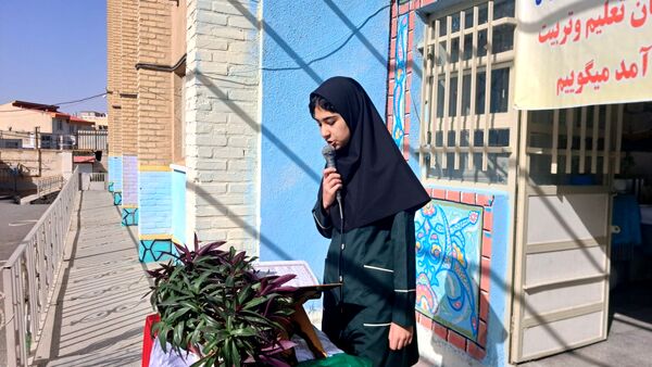 «جشن جوانه‌ها» در دبیرستان حضرت معصومه شهرستان فیروزکوه