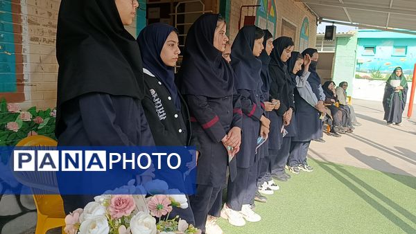 مراسم ولادت حضرت فاطمه‌ و‌ برپایی‌چایخانه‌در‌ دبیرستان وکیلی3 ( یغمای نیشابوری)