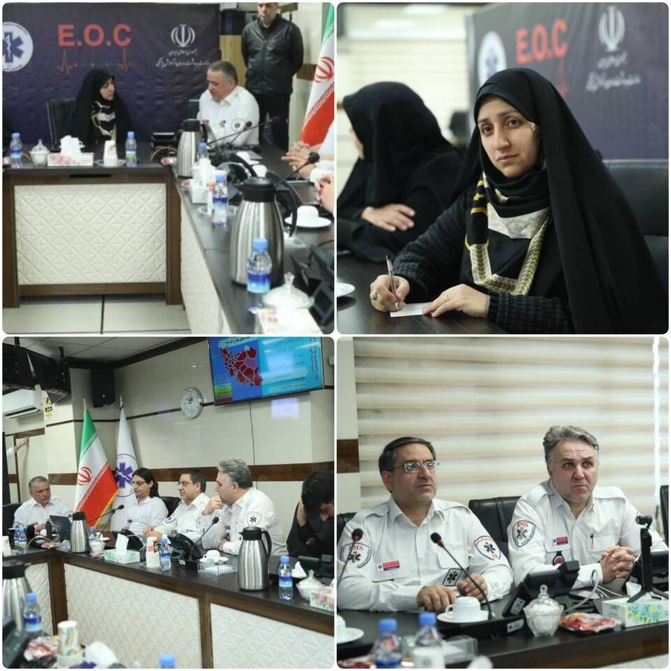 بازدید معاون رئیس‌جمهور از سازمان اورژانس کشور