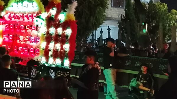 عزاداران ایاعبدالله‌الحسین، شب تاسوعا فردوسیه شهریار