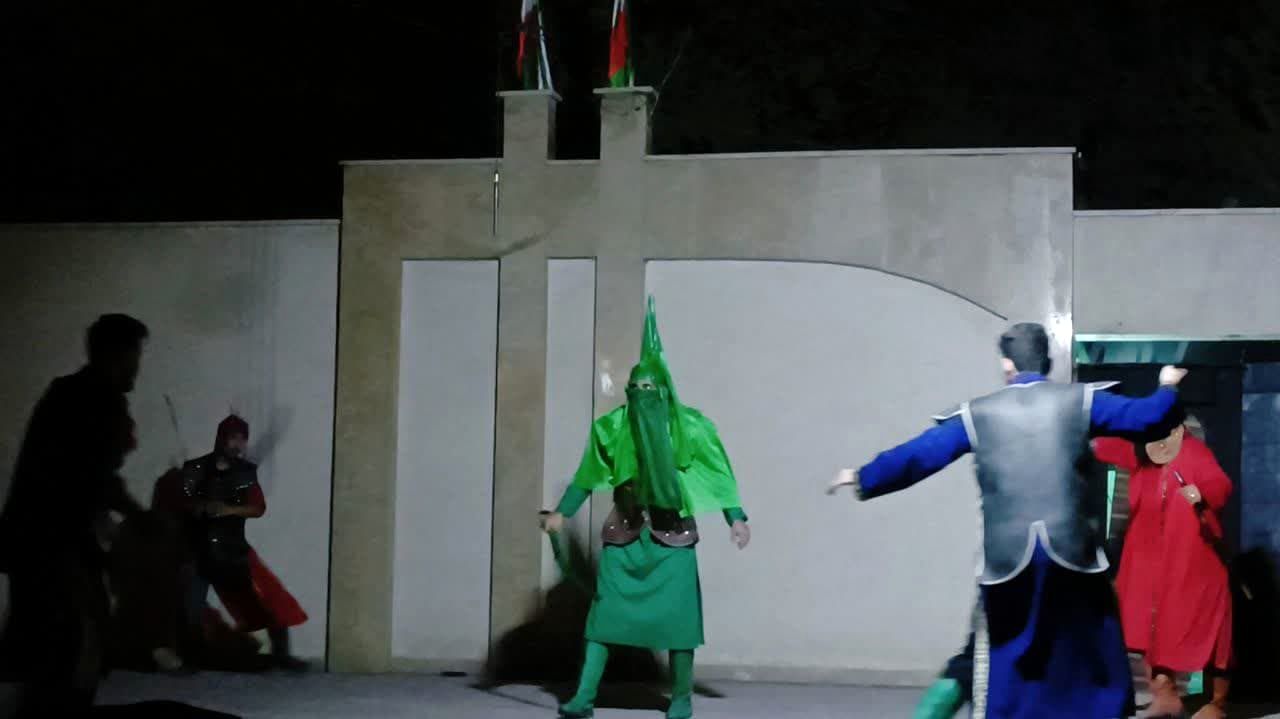 نمایش مردمی شعله های نفاق در کاشان