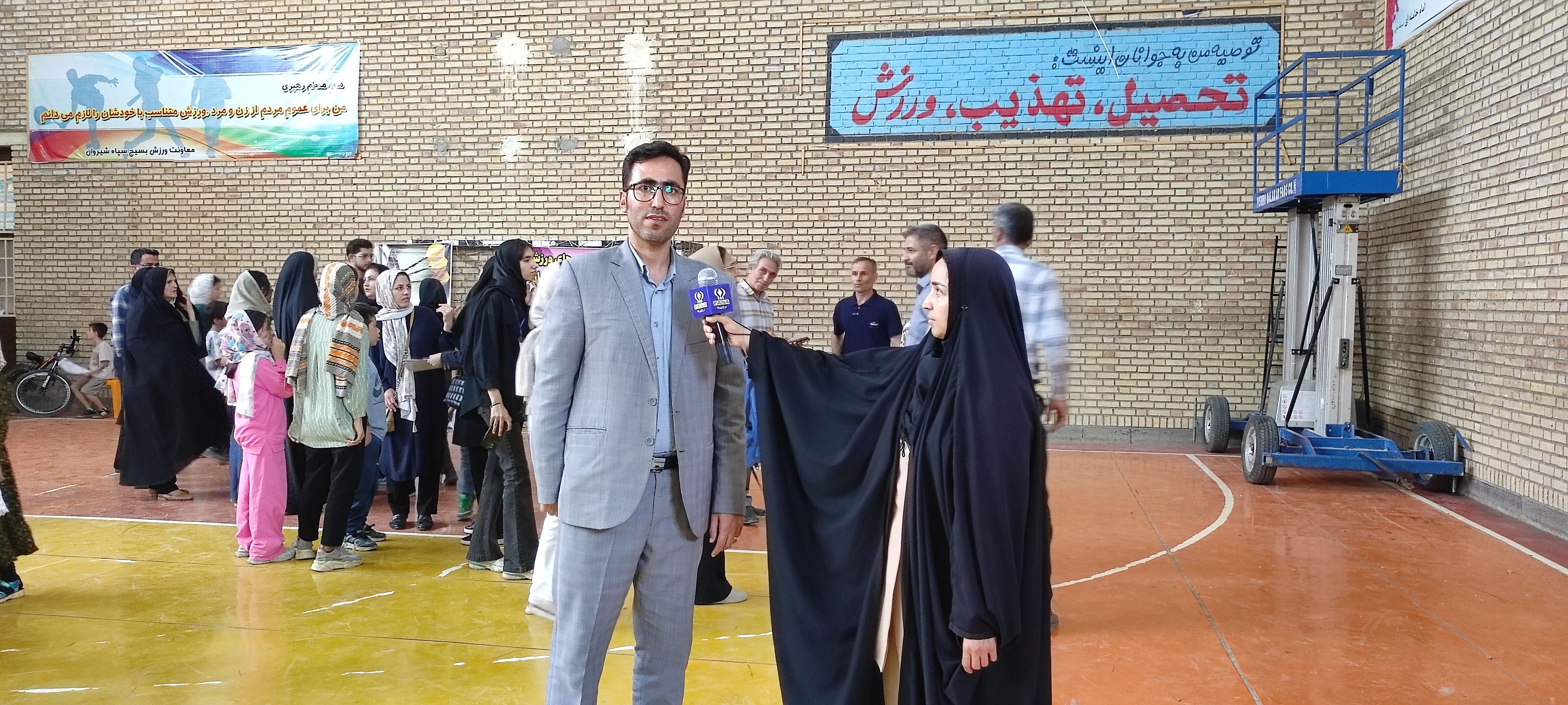 برگزاری کلاس‌های ورزشی اوقات فراغت تابستانی در شهرستان شیروان
