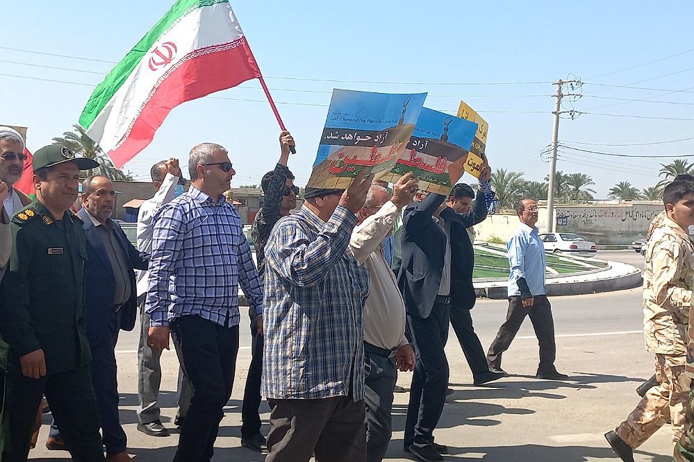 راهپیمایی روز قدس در سعدآباد