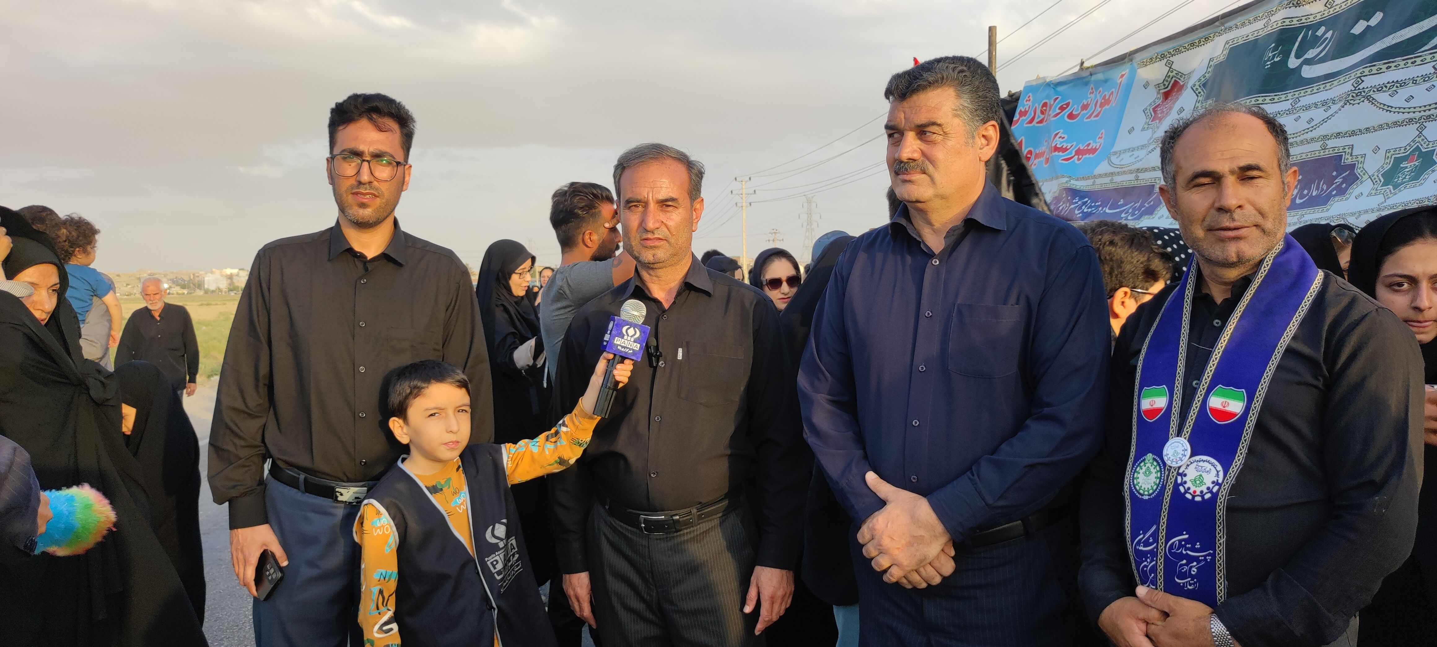 برپایی موکب نهادهای اداره آموزش و پرورش در شیروان
