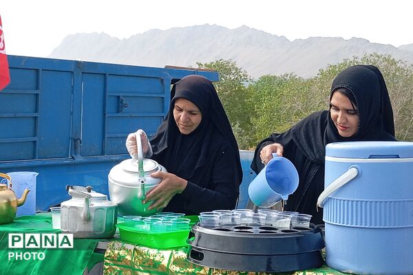از بابامحمود تا باباپیراحمد؛ میعادگاه جاماندگان اربعین در شهرستان بن