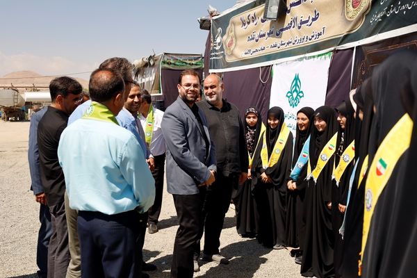 بازدید قائم مقام سازمان دانش‌آموزی از موکب‌های آذربایجان غربی