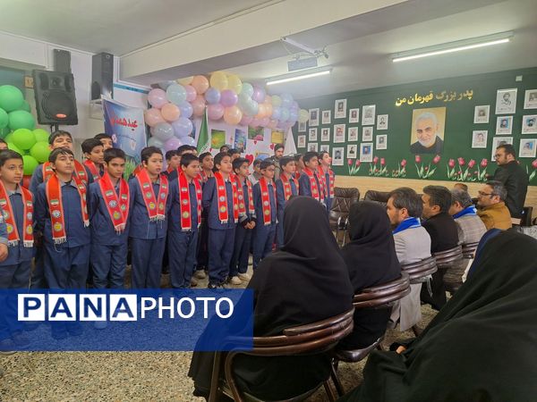  جشن نیکوکاری در دبستان شاهد استاد شهریار