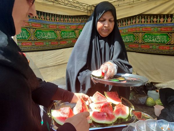 فردیس میزبان پیاده‌روی پرشور جاماندگان اربعین شد