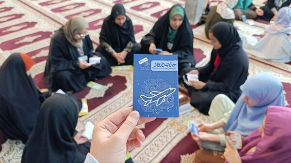  مراسم باشکوه اعتکاف دانش‌آموزی در مسجد قمربنی‌هاشم  محمدشهر کرج