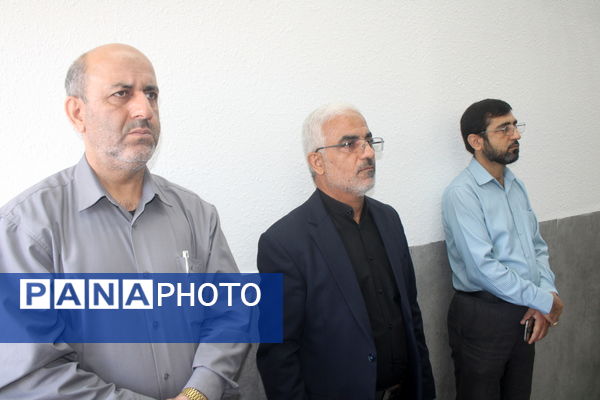 مراسم یادبود اسطوره مقاومت شهید حسن نصرالله در آموزش‌و‌پرورش استان بوشهر