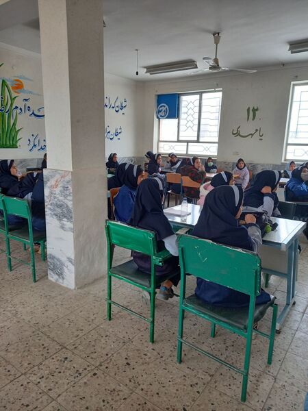 بازدید دانش آموزان دبستان ناهید نخودی از پژوهشرای نیشابور