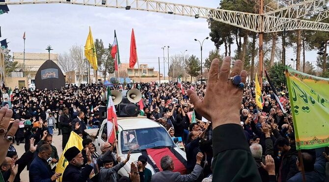 راهپیمایی روز جهانی قدس در شهرستان زارچ