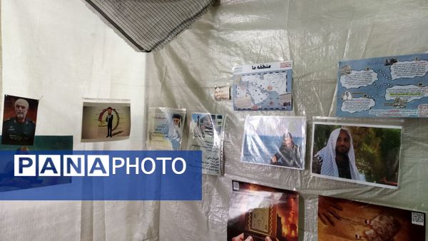 نمایشگاه مدرسه انقلاب در دبیرستان شهید بهشتی سمنان 