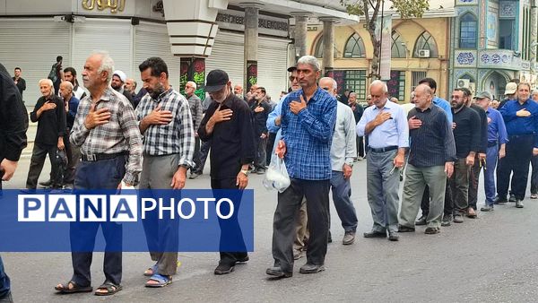 آیین دسته‌روی شهادت امام رضا(ع) در قائمشهر 