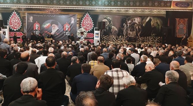 مراسم وداع با رهبر شهید در کرمانشاه