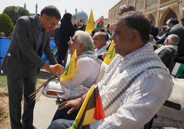 مردم غیور اصفهان در راهپیمایی روز قدس جنایات رژیم غاصب صهیونیستی را محکوم کردند