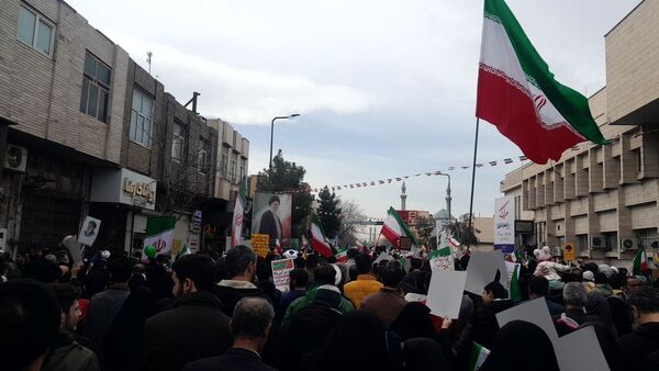 جلوه هایی از راهپیمایی جشن پیروزی انقلاب در شهر قم