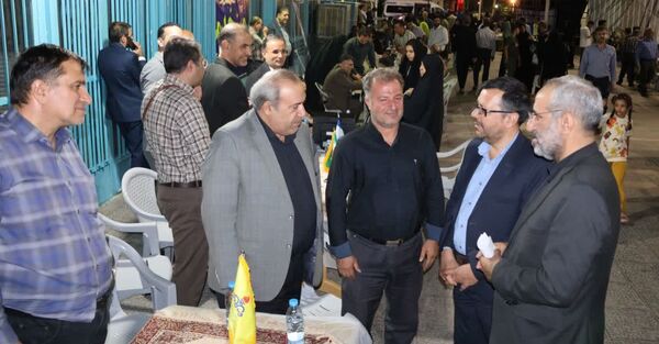برپایی موکب خدمت در گلستان شهدای اصفهان با حضور فرماندار اصفهان 