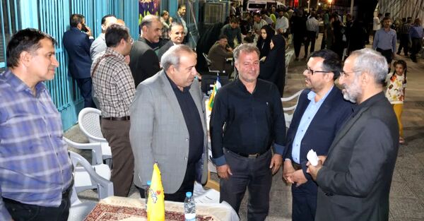 برپایی موکب خدمت در گلستان شهدای اصفهان با حضور فرماندار اصفهان 