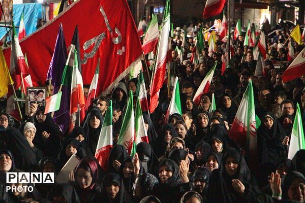 موج سی‌وهشتم اجتماع مردمی در اسلامشهر، طنین‌ساز حضور پرشور شهروندان 