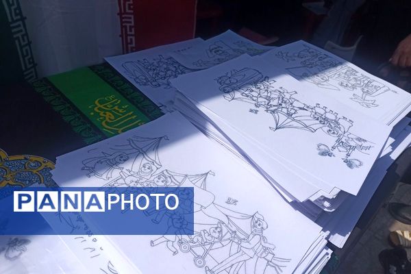 حضور کودکان و نوجوانان در راهپیمایی جاماندگان اربعین حسینی