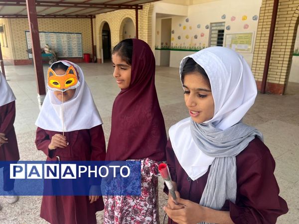 نمایش‌های خلاقانه دانش‌آموزان سیریک به‌مناسبت هفته کتاب