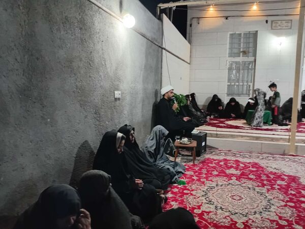 عزاداری بانوان روستای نقاب در ایام محرم