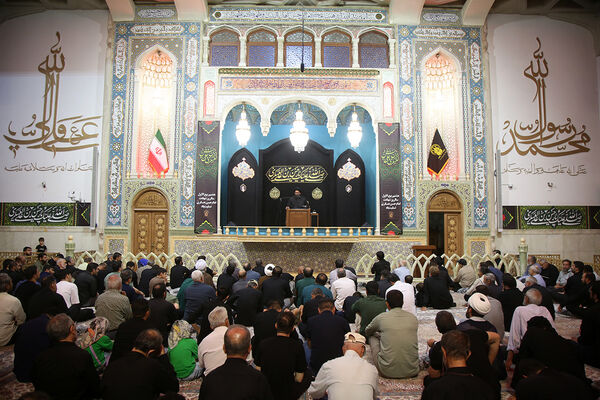 مراسم عزاداری سالروز شهادت امام حسن عسگری(ع) در قم