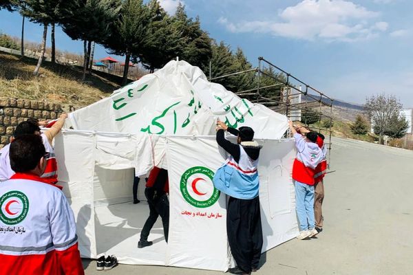 استقرار جایگاه پست شبانه‌روزی طرح ملی فاخر در ورودی شهرستان بانه