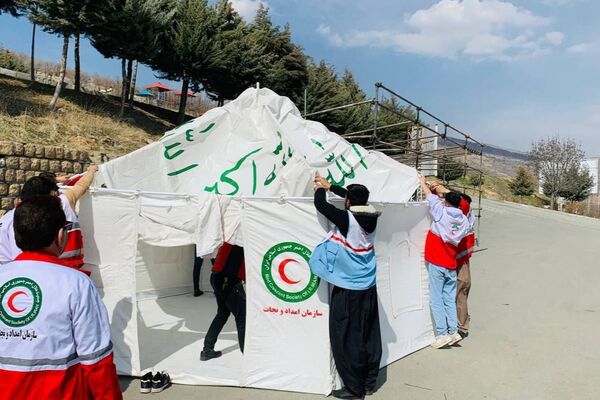 استقرار جایگاه پست شبانه‌روزی طرح ملی فاخر در ورودی شهرستان بانه