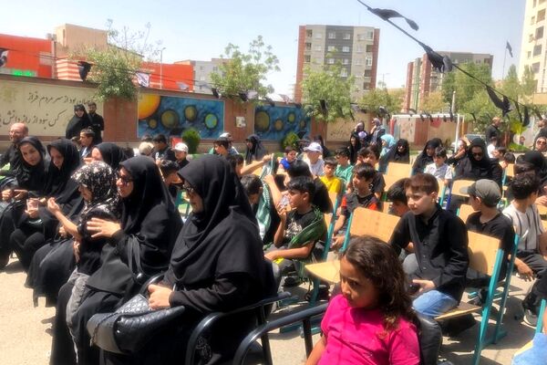 برگزاری مراسم عزاداری دهه آخر ماه صفر به همت هیئت دانش آموزی مدرسه رودکی