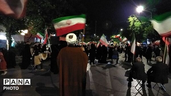 هشتاد و پنجمین شب از شب های مقاومت نیشابور در قاب پانا 