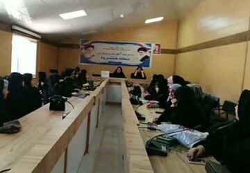 صدای دختران هشترودی در قرارگاه شهری طنین انداز شد