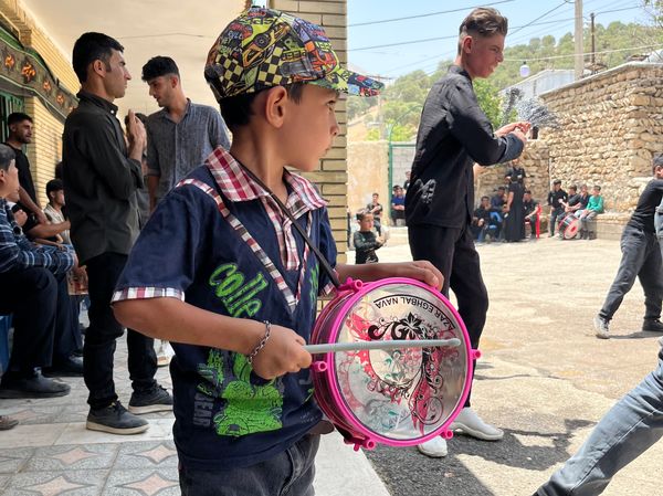 روستای قلعه سوخته در سوگ عاشورا