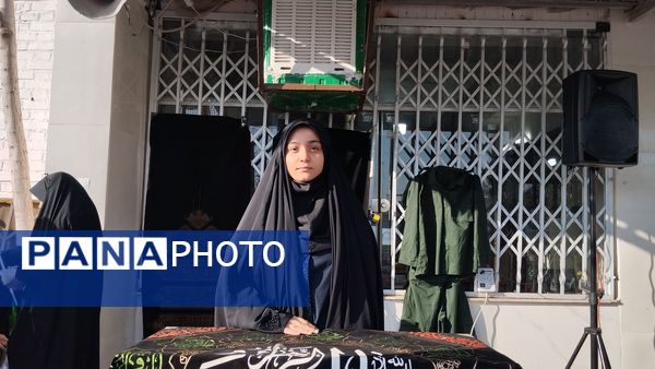 وداع با پیکر شهید گمنام در دبیرستان شهید عباسی یک مشهد