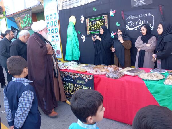 مراسم شهادت حضرت فاطمه(س) در مدرسه شهدای فرهنگی