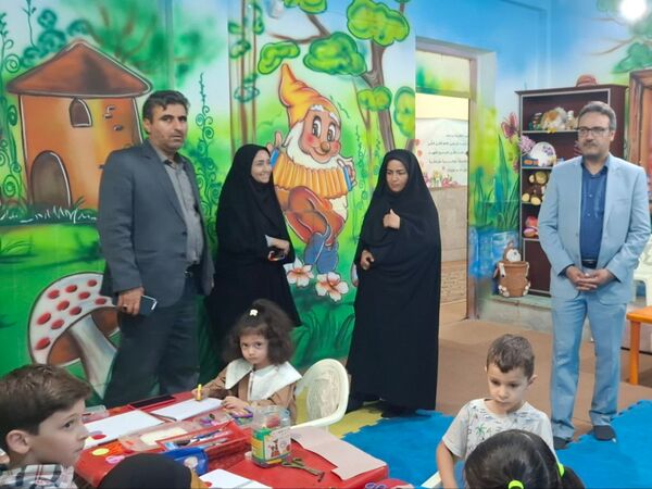 بازدید مسئولین از کلاس های تابستانه در پایگاه های اوقات فراغت ناحیه دو مشهد 