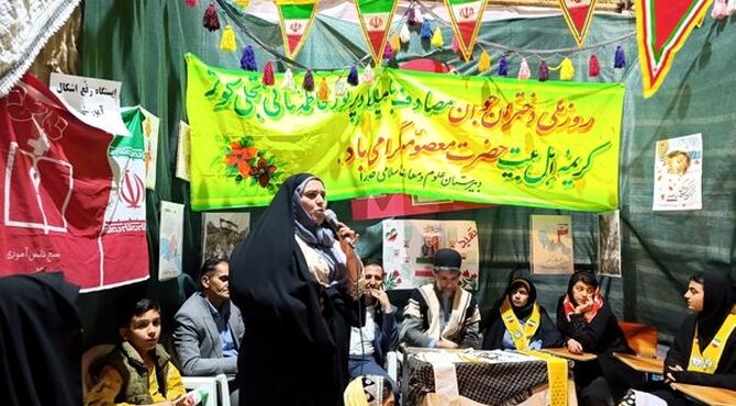 برپایی موکب سازمان دانش‌آموزی و بسیج در شهرستان فارسان