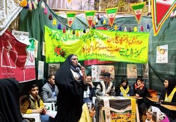 برپایی موکب سازمان دانش‌آموزی و بسیج در شهرستان فارسان