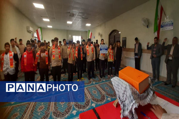 تجمع دانش آموزان در محکومیت جنایت رژیم صهیونیستی در حمایت از مردم بی دفاع غزه و فلسطین