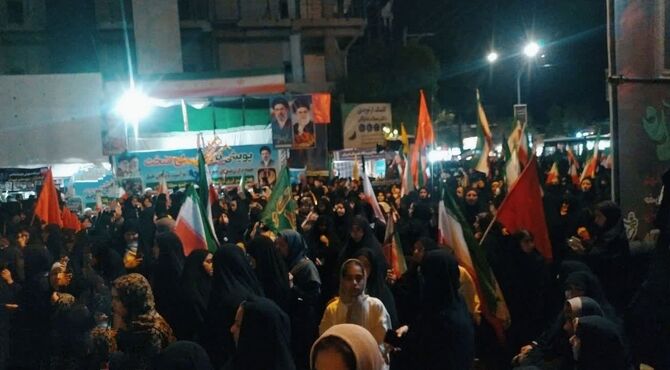شهرستان شیروانِ حماسه آفرین در راهپیمایی حق علیه باطل