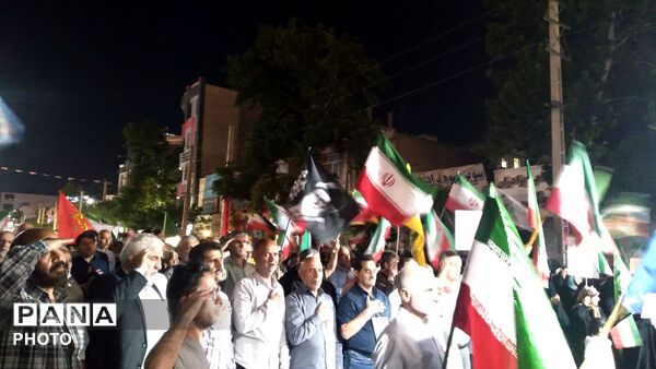 نودویکمین شب تجمعات مردمی در شهر هشتگرد 