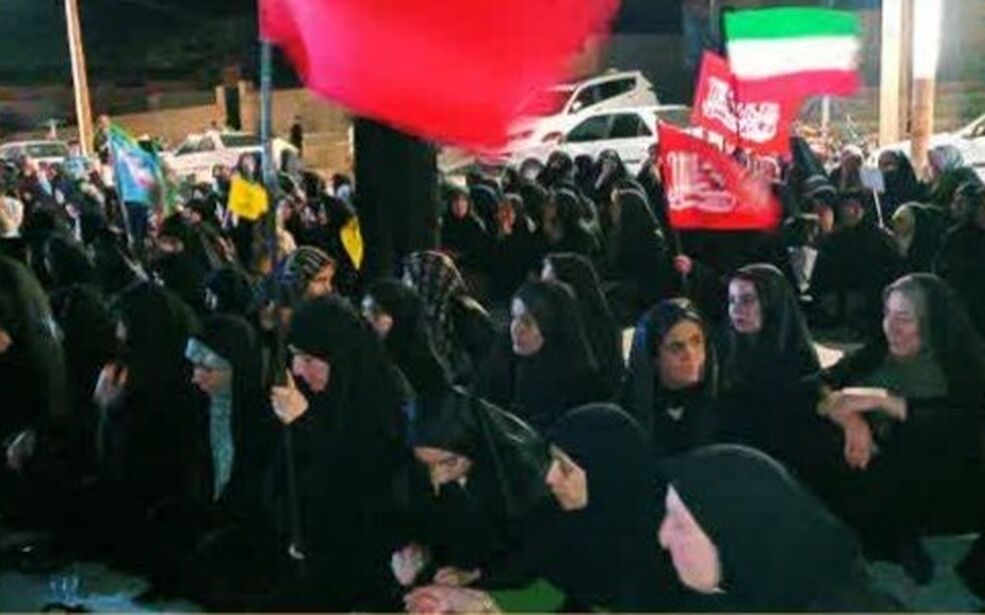  مراسم عزاداری رهبر شهید انقلاب در ملکشاهی برگزار شد 